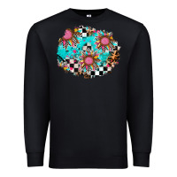 Black race sunflower patches Premium Sweatshirt - AdoDesignShop
