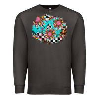 Smoke race sunflower patches Premium Sweatshirt - AdoDesignShop