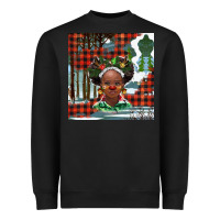 Black Christmas African girl Heavyweight Sweatshirt - BarkalooDesign