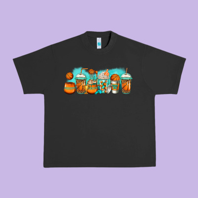 Basketball Coffee Cups Urban Heavy Tee Designed By Jasminsmagicworld