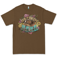Cacao Southern Nana western flowers Premium Tee - HowdyJamesFarm