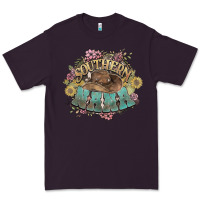 Plum Southern Nana western flowers Premium Tee - HowdyJamesFarm