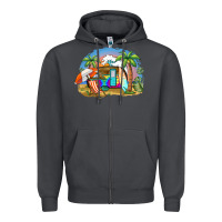 Smoke camp life beach Zipper Hoodie - BarkalooDesign