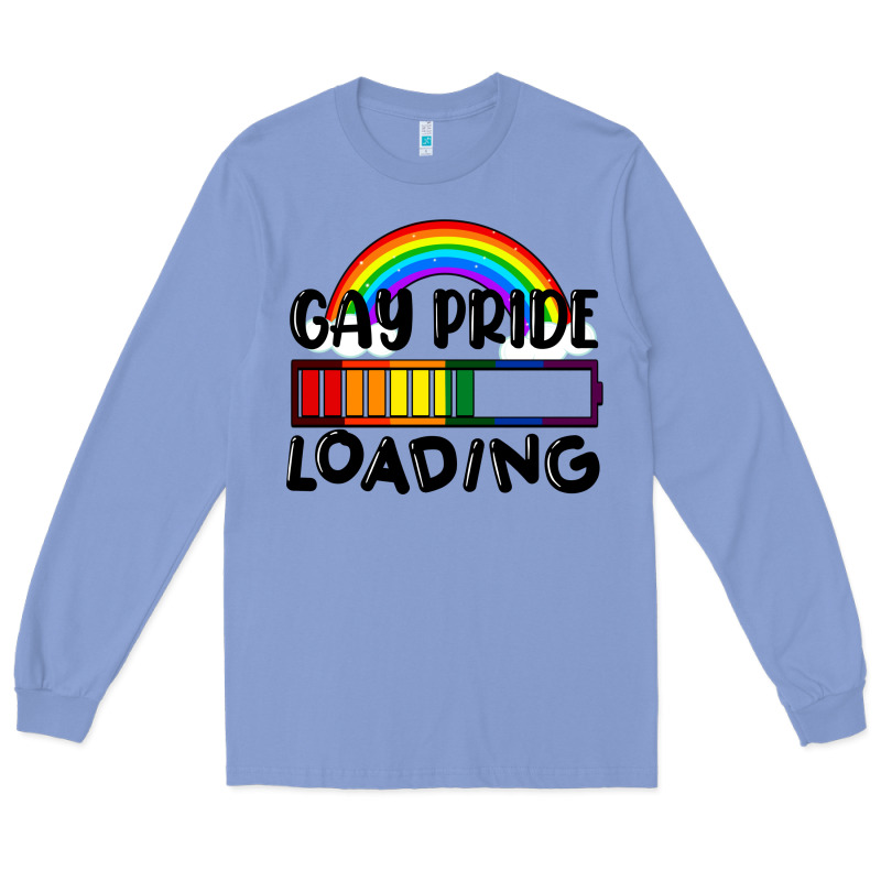 Gay Pride Loading Long Sleeve Tee by FaDigitalArtStudio | Teevron