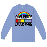 Colony Blue Gay pride loading Long Sleeve Tee - FaDigitalArtStudio