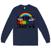 Navy Gay pride loading Long Sleeve Tee - FaDigitalArtStudio