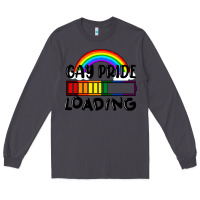 Smoke Gay pride loading Long Sleeve Tee - FaDigitalArtStudio