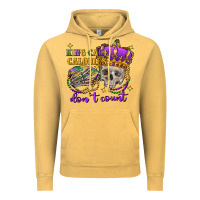 Vintage Mustard King cake calories don't count skull Vintage Hoodie - FaDigitalArtStudio