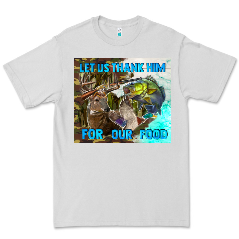 Let Us Thank Hım For Our Food Premium Tee by TumblerDesignByShophia | Teevron