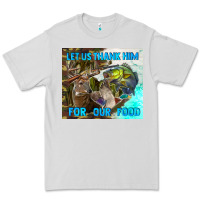 Dove Grey let us thank hım for our food Premium Tee - TumblerDesignByShophia