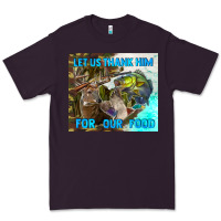 Plum let us thank hım for our food Premium Tee - TumblerDesignByShophia