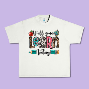 Y'all Gonna Learn Today Urban Heavy Tee Designed By Oliviacreatesart