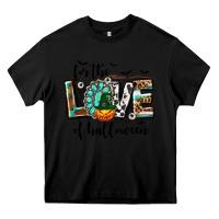Black Western For The Love of Halloween Heavy Core Tee - texasbilliewilder