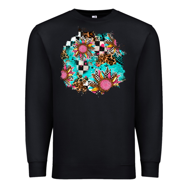 Race Sunflower Patches Premium Sweatshirt by AdoDesignShop | Teevron