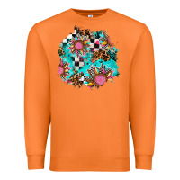 Carrot race sunflower patches Premium Sweatshirt - AdoDesignShop