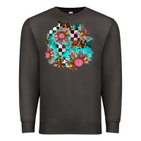Smoke race sunflower patches Premium Sweatshirt - AdoDesignShop