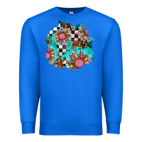 True Royal race sunflower patches Premium Sweatshirt - AdoDesignShop