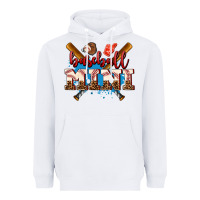 White baseball mini Heavyweight Hoodie - AdoDesignShop