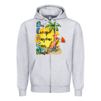 Heather Grey best escape anyone can have Zipper Hoodie - BarkalooDesign