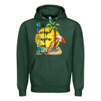 Sports Green best escape anyone can have Zipper Hoodie - BarkalooDesign