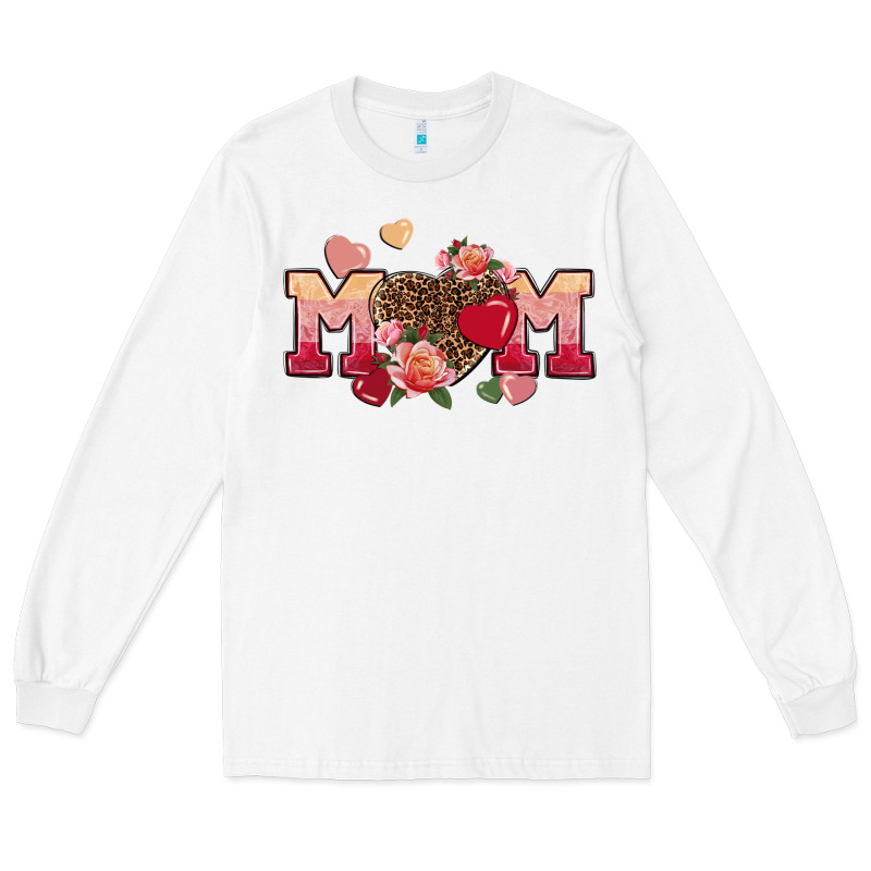 Valentine's Day Mom Mother's Day Long Sleeve Tee by FaDigitalArtStudio | Teevron