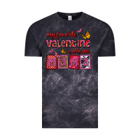 Cloud Black my favorite valentine calls me mama Vintage Tee - OliviaCreatesArt