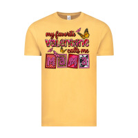 Vintage Mustard my favorite valentine calls me mama Vintage Tee - OliviaCreatesArt
