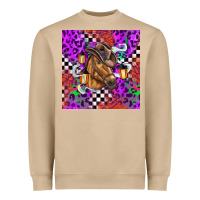 Mushroom halloween horse Heavyweight Sweatshirt - BarkalooDesign