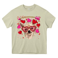 Mossy valentine's day  chihuahua Heavy Core Tee - RanaPortraitStore