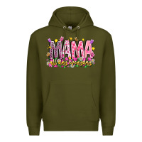 Army Green mama all day everyday Premium Hoodie - CowhideDigitalArt