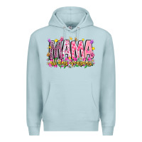 Blue Mist mama all day everyday Premium Hoodie - CowhideDigitalArt