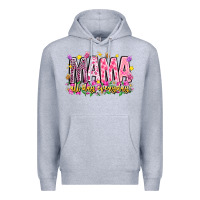 Heather Grey mama all day everyday Premium Hoodie - CowhideDigitalArt