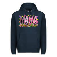 Navy mama all day everyday Premium Hoodie - CowhideDigitalArt