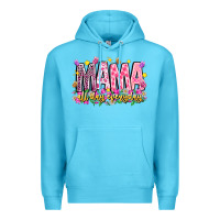Ocean Blue mama all day everyday Premium Hoodie - CowhideDigitalArt