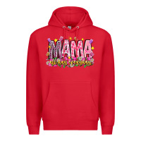 Red mama all day everyday Premium Hoodie - CowhideDigitalArt