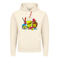 Vintage Artic Softball Frappe Coffee Vintage Hoodie - FaDigitalArtStudio