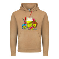 Vintage Camel Softball Frappe Coffee Vintage Hoodie - FaDigitalArtStudio