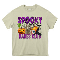Mossy Spooky babes club Heavy Core Tee - texasbilliewilder