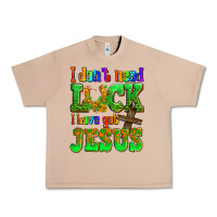 Burro St. Patrick's I dont need luck i have got Jesus Urban Heavy Tee - OliviaCreatesArt