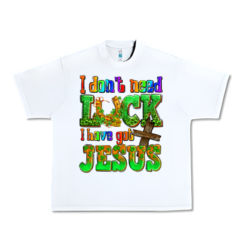 St. Patrick's I Dont Need Luck I Have Got Jesus Urban Heavy Tee by OliviaCreatesArt | Teevron