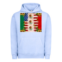 Pigment Grape Ice American flag mexico flag sunflower cactus Urban Hoodie - JahusDesignShop