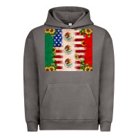 Pigment Tornado American flag mexico flag sunflower cactus Urban Hoodie - JahusDesignShop