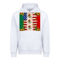 White American flag mexico flag sunflower cactus Urban Hoodie - JahusDesignShop