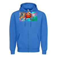 True Royal crab license plate Zipper Hoodie - BarkalooDesign