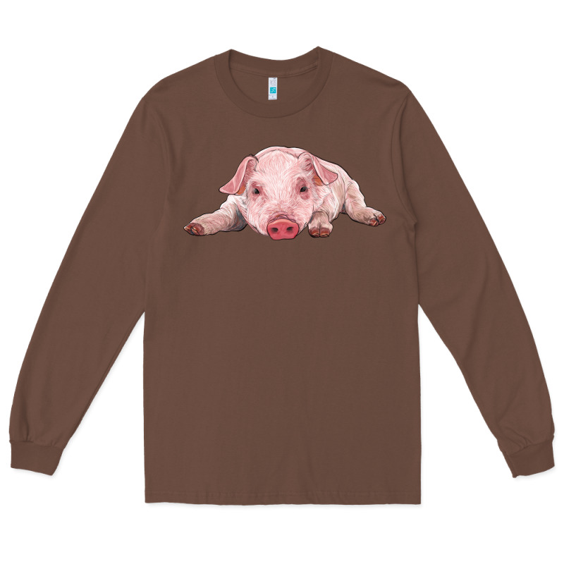 Baby Pig Long Sleeve Tee by RanaPortraitStore | Teevron