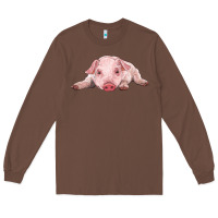 Chestnut baby pig Long Sleeve Tee - RanaPortraitStore