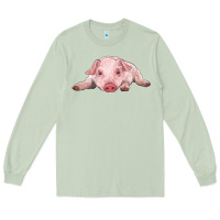 Matcha baby pig Long Sleeve Tee - RanaPortraitStore