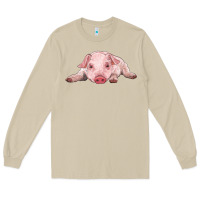 Mushroom baby pig Long Sleeve Tee - RanaPortraitStore