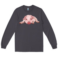 Smoke baby pig Long Sleeve Tee - RanaPortraitStore
