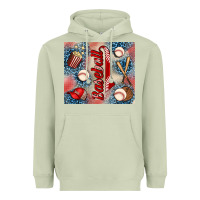 Matcha baseball Heavyweight Hoodie - AdoDesignShop